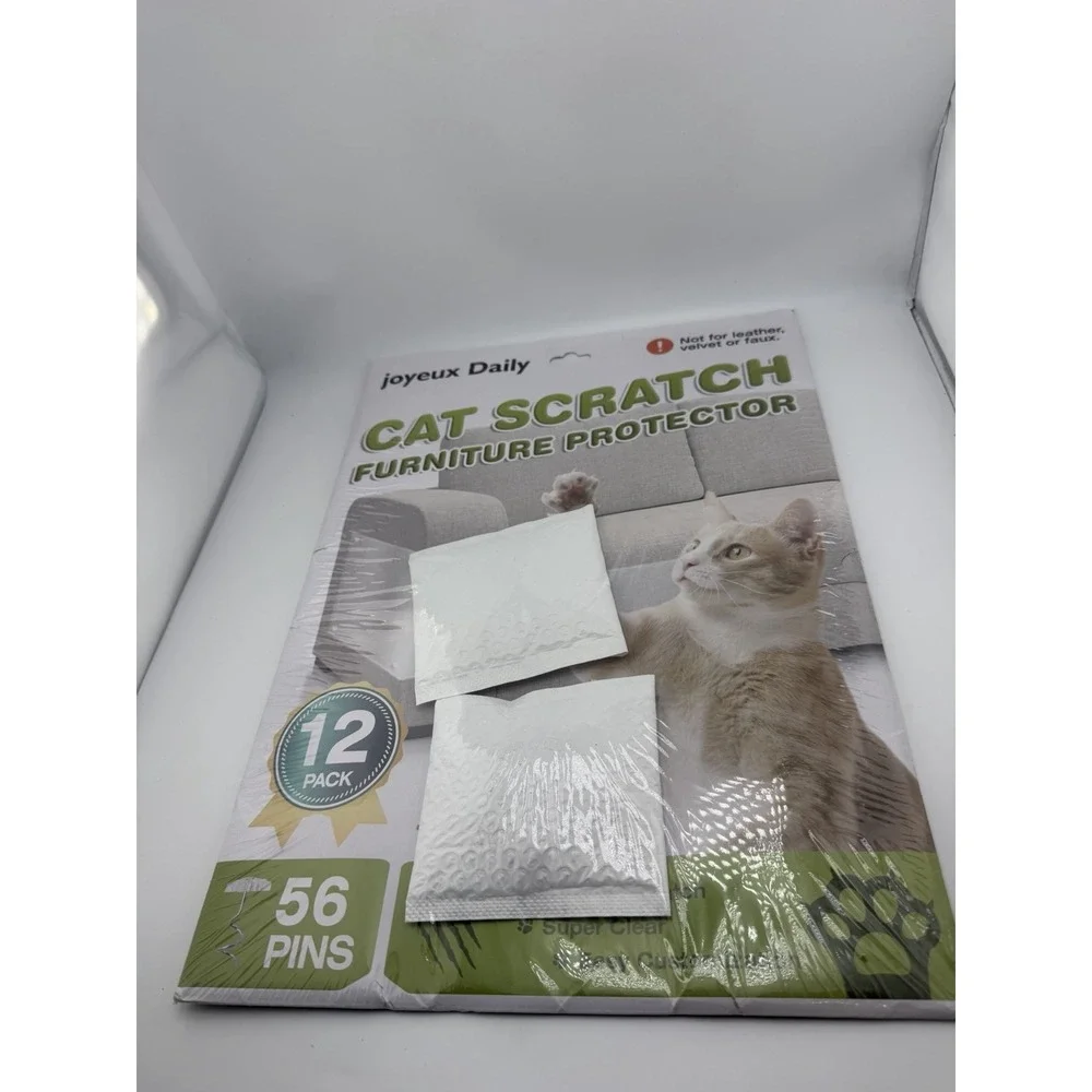 3-12 Pack Self Adhesive Cat Scratch Furniture Protectors Anti-Scratch for Couch